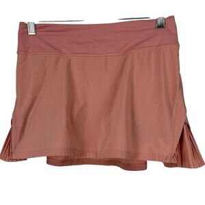 Lululemon Play Off The Pleats Skirt 13" Vintage Mauve Women's Size 4 GUC